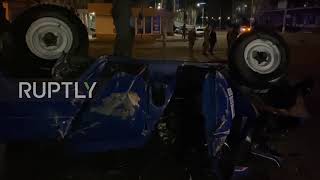 Explosion rocks central Lugansk near joint ceasefire monitoring mission