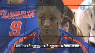 Auburn Volleyball Highlights vs Florida