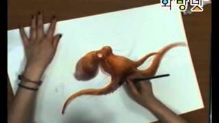 [화방넷] 개체묘사 - 문어그리기 #