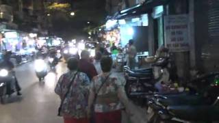 Hanoi old quarter evening