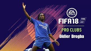 FIFA 18 PRO  Club Didier Drogba Face