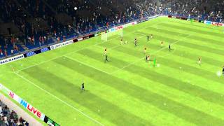 Inter vs Roma - Dzeko Goal 45th minute