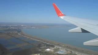 Неудачный заход на посадку  Boeing 737-800 "Аэрофлот" в Краснодаре  2.9.2016. Уход на второй круг.