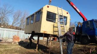 Снятие кунга на автомобиле ГАЗ-66 Шишига