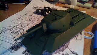 Т- 34 - 76 из картона