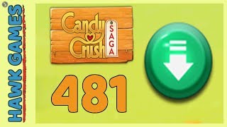 Candy Crush Saga Level 481 (Ingredients level) - 3 Stars Walkthrough, No Boosters