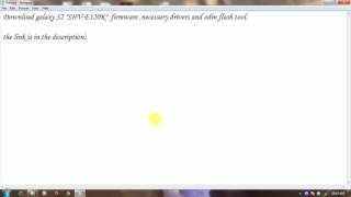 How to install firmware in Samsung Galaxy S2 (SHV-E120K)