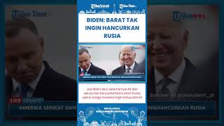 SHORT | Joe Biden Mengaku AS & Sekutu Tak Mau Hancurkan Rusia, Sebut Warga Moskwa Ingin Hidup Damai
