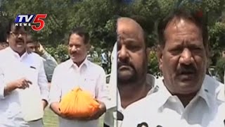 Nakka Anand Babu Collects Sand at Parliament for Ambedkar Memorial Park in Amaravati | TV5 News