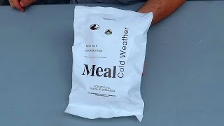 Tasting US Cold Weather MRE menu 5