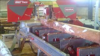 Пилим мёрзлую сибирскую лиственицу SERRA Montana ME110
