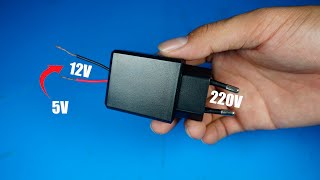 How to turn 5V phone charger to 12V power supply