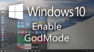 How To Enable GodMode In Windows 10