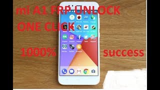 mi a1 frp unlock & google account remove