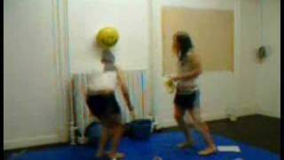 Dancing wet t-shirt college girls catfight