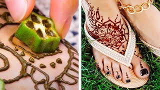 Genius Henna Ideas || Beauty Hacks And Body Art Tricks