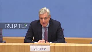 Germany: CDU's Norbert Rottgen announces his candidacy for party's chairman in Berlin