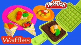 Playdoh Breakfast Waffle Fruit Cream Toppings Maker Playset Play-doh Toy Unboxing Review