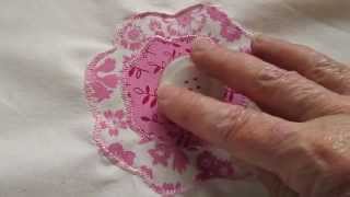 How to Sew a Simple Flower Applique - Method 1