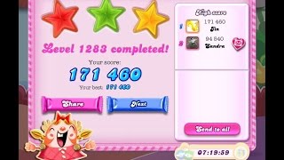 Candy Crush Saga Level 1283    ★★★   NO BOOSTER
