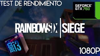 Rainbow Six Siege - i3 8100 + GTX 760 2GB ASUS - 1080p