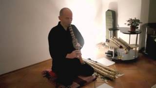 СЯКУХАТИ (Shakuhachi Flute). Японская бамбуковая флейта в Потоке. Пьеса "Gekko Reibo"