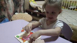 Деревянные игрушки "Лисичка" и "Божья коровка". Видео для детей