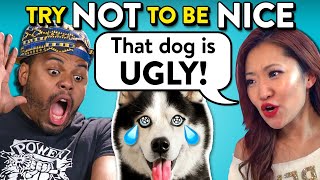 Adults React To Try Not To Be Nice Challenge | Can You Be Mean To A Puppy?