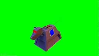 doctor who K9 style 3D ANIMATION 1080p s01r02 green screen