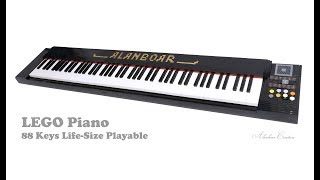 LEGO Piano (88 Keys Life Size Playable) by Alanboar