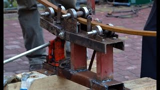 ТРУБОГИБ самодельный ручной для профильной трубы ( tube bender )