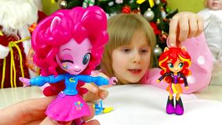 ДЕВОЧКИ ИЗ ЭКВЕСТРИИ Игрушки от Настюшик  Пинки Пай и Сансет Шимер My Little Pony Equestria Girls