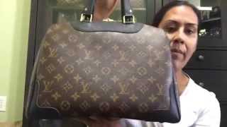 What's in my bag!!/mini review:  Louis Vuitton Retiro!