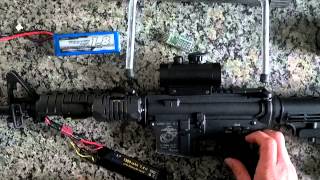 Teste de bateria 15C vs. 20-30C - AEG M4