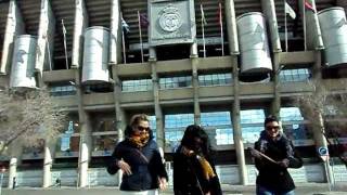 passeio animado no santiago bernabeu