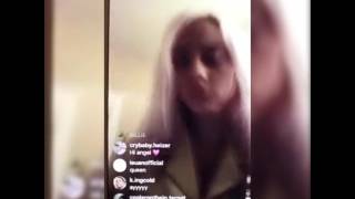 Billie Eilish Instagram live video