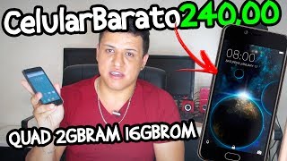 Olha esse celular de 240 reais TOP 2GBRAM 16GB ROM, Doogee Shoot2