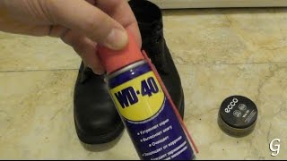 WD40 против крема для обуви | WD40 vs wax