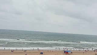 Puri Sea Beach From Our Hotel Rooftop.