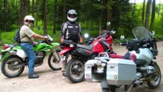 KLR 650, KLX 250s,1150 GS, Forest Service Roads, A Fun Day