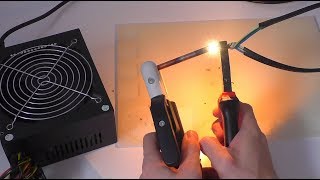?СВАРКА СКРУТОК ИЗ ATX БЛОКА ПИТАНИЯ? СВАРКА МЕДНОЙ ЭЛЕКТРОПРОВОДКИ