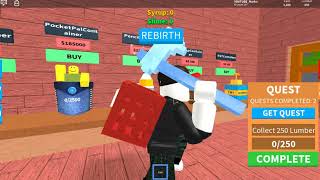 ROBLOX FREE GAME Lumber Simulator 2 Part 1