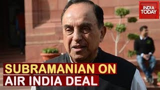 BJP MP Subramanian Swamy Hits Out At Govt Calling Air India Deal "Anti-National"