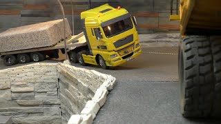 HEAVY RC LOAD! AMAZING RC CARRARA WORLD! FANTASTIC RC MACHINES AT WORK!