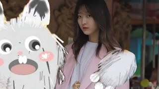 Tiểu lộc cute❤ beautiful girl with long legs on the street walking style