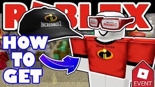[EVENT] How To Get the Incredibles 2 Shirt, Sunglasses & Cap - Roblox Heroes Event 2018 - FREE GEAR