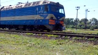 Самый весёлый машинист ))) ДЭ1-010 станция Верховцево