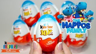 НОВИНКА от Киндер Сюрприз!Новые бегемотики! "The Happos Family" от Kinder Surprise Collection