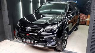 Hasil Coating Nano Ceramic SIBC Base Coat + SIO5 Diamond Gloss Toyota Fortuner