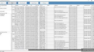 Extract data with google maps data extractor 2019